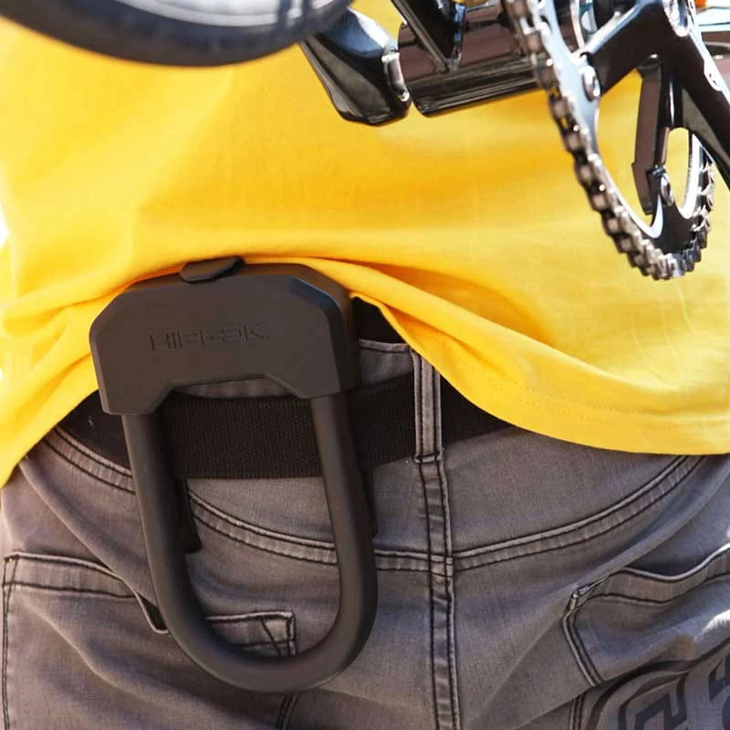 Hiplok D Bügelschloss D-Lock Silver Am Gürtel Tragbar, 13 Mm Stahlbügel - Image 3