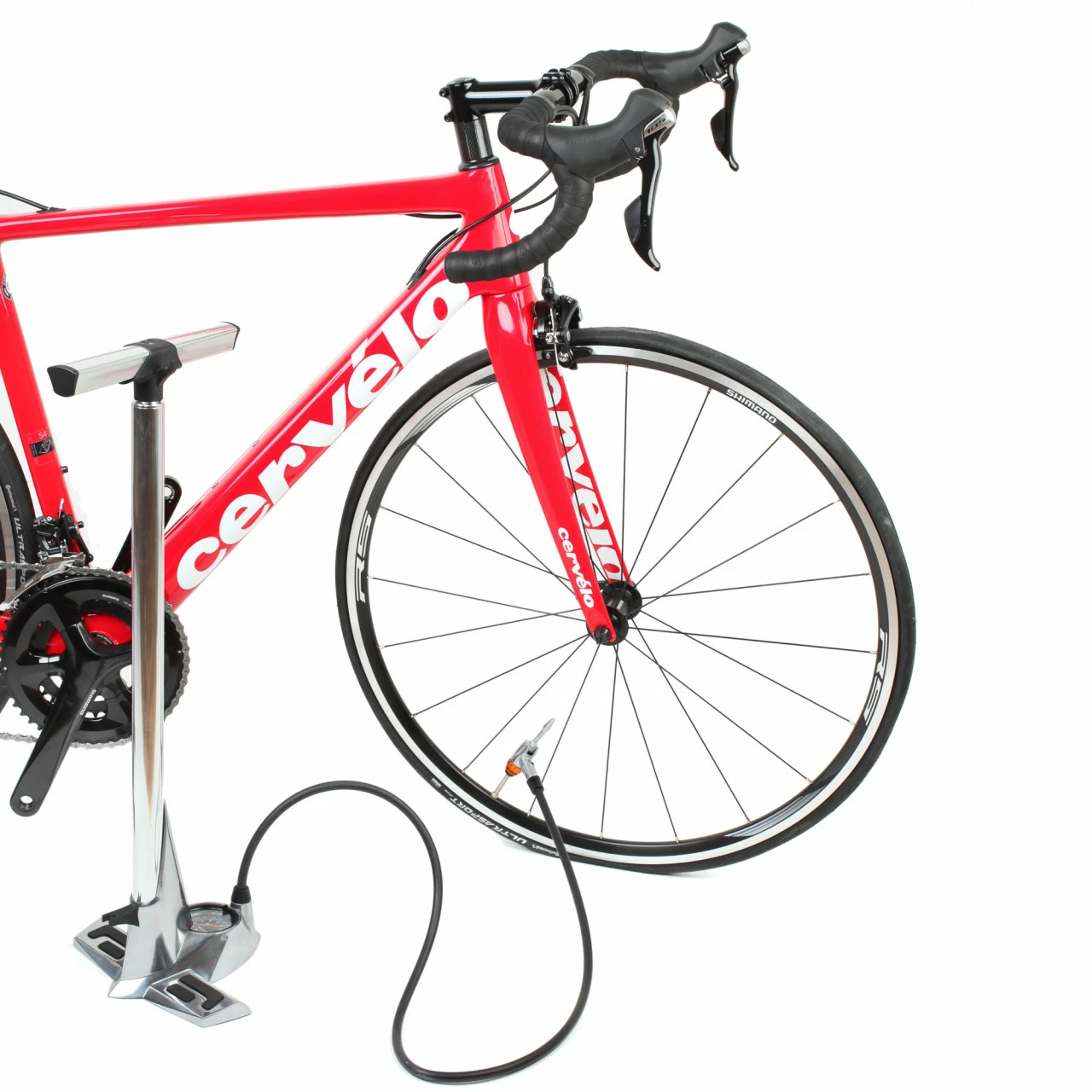 Airace Veloce A (PRO) Standpumpe Alu-Luftpumpe Bis 16,5 Bar (240 PSI) Silber - Image 3