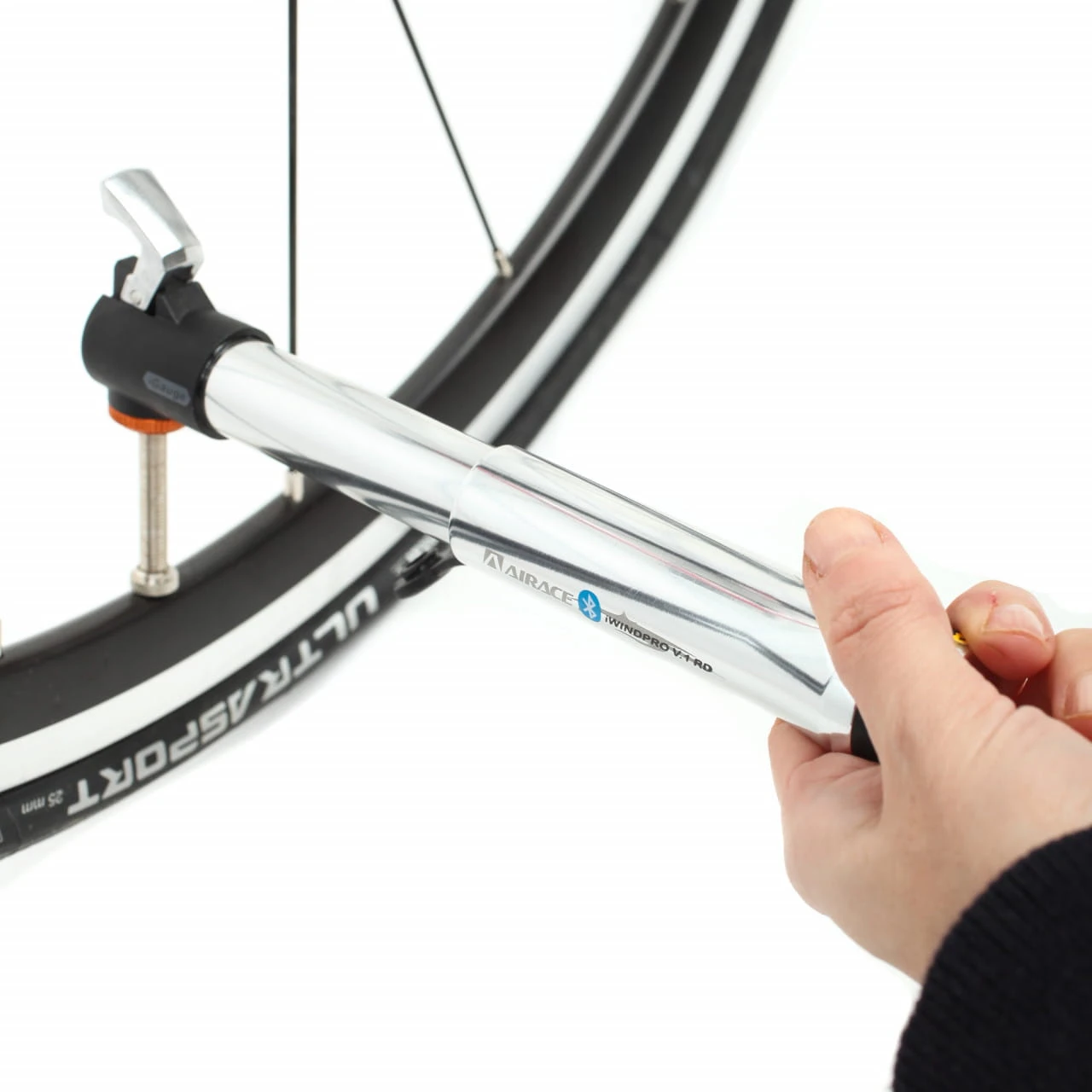 Airace IWindpro V1 ROAD Bluetooth-Minimpumpe Mit Digitaler App-Anzeige Bis 8 Bar (120 PSI) - Image 3