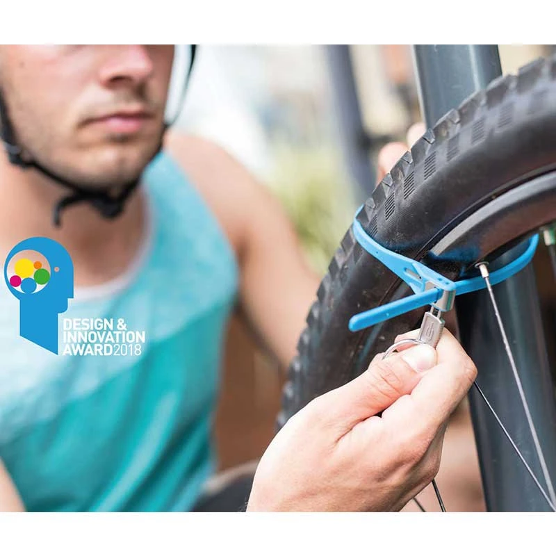 Hiplok Z-Lok Fahrradschloss, Stahlkern-Kabelbinder-Schloss Schwarz - Image 2