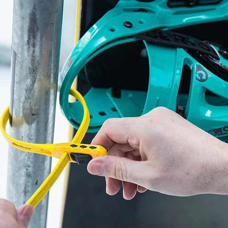 Hiplok Z-Lok Combo Mit Zahlenkombinationsschloss, Stahlkern-Kabelbinderschloss Türkis - Image 4