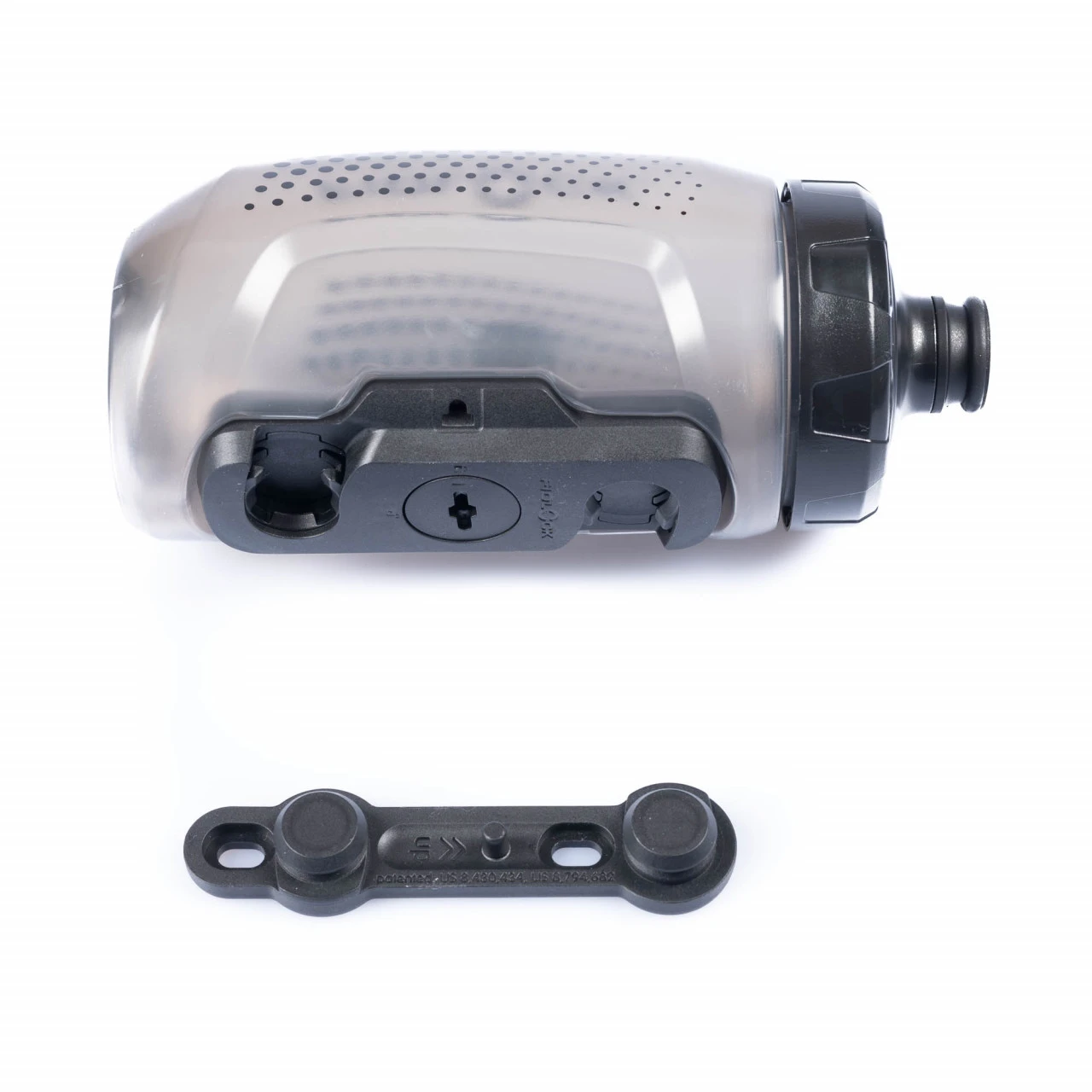 Fidlock TWIST Bottle 450 + Bike Base Transparent Black - Image 5