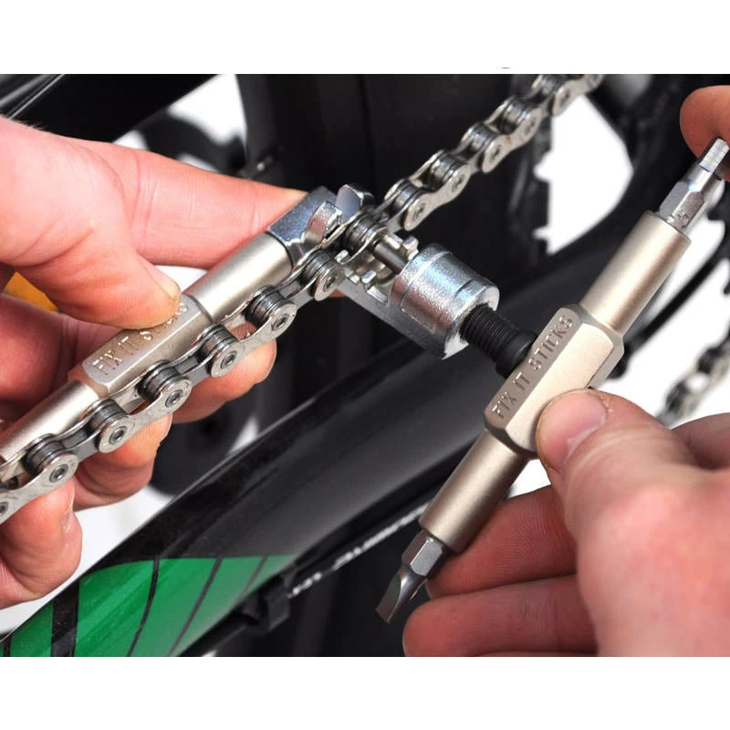 FixItSticks Mountain Kit Schraubendreher-Set + Reifenheber + Kettennieter + Tasche - Image 4