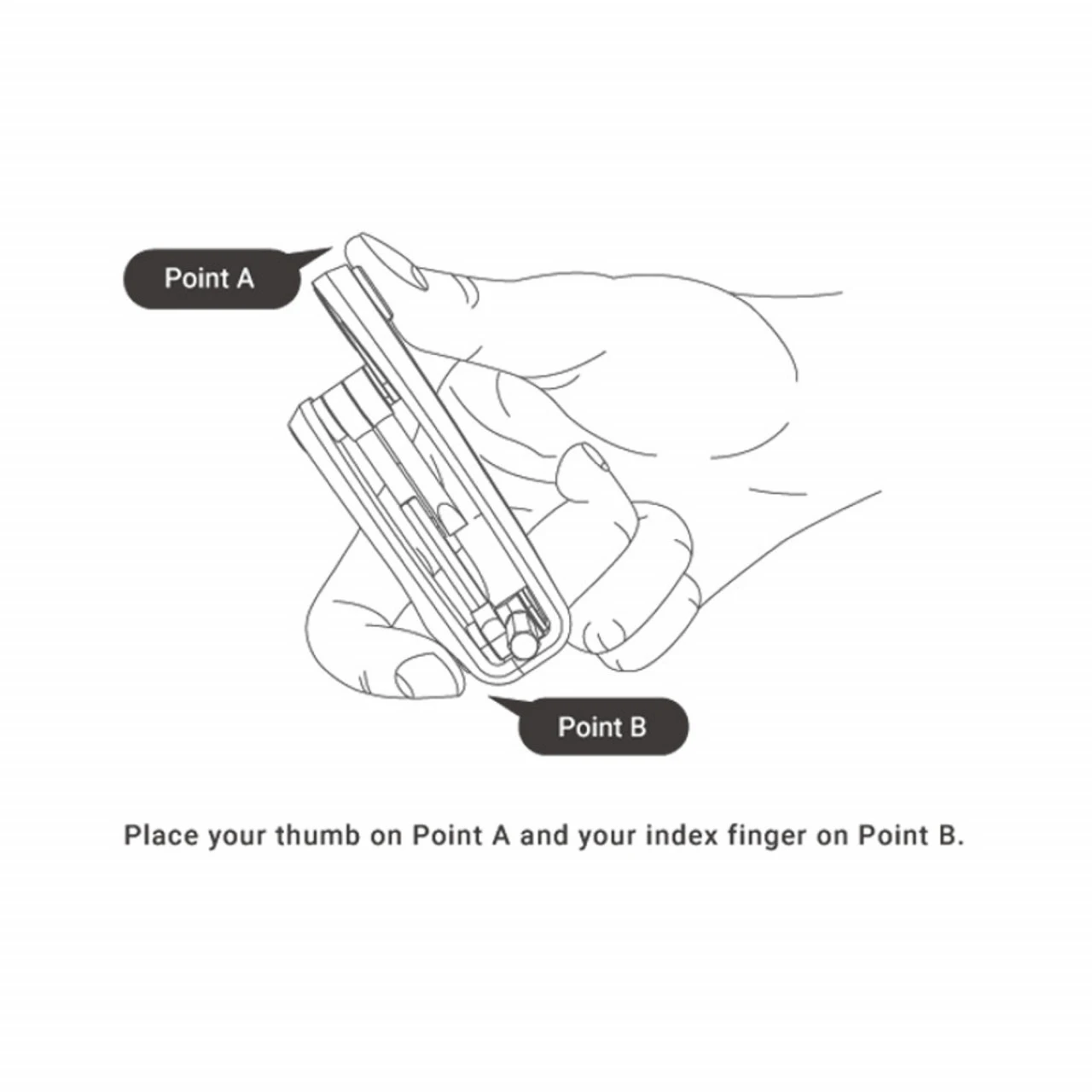 Birzman M-Torque 4 Minitool - 2x Innensechskant + Torx + Schlitzschraube - Image 4
