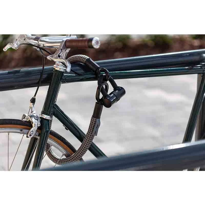 Tex-Lock Eyelet 2.0 Mini-Bügelschloss Aus Textilseil - Gr. S, Grau-Schwarz - Image 2