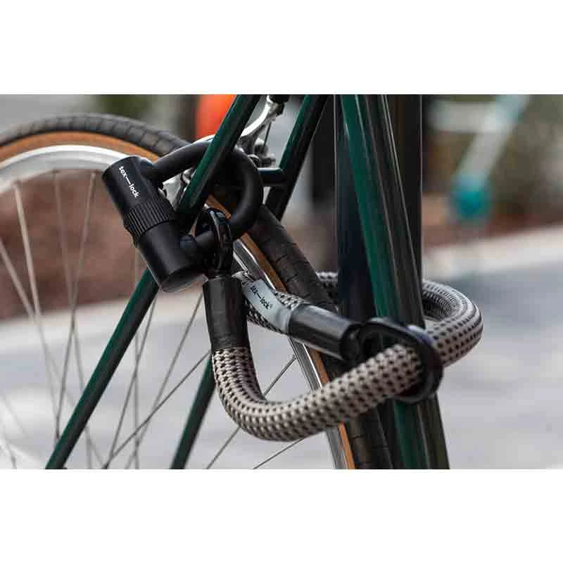 Tex-Lock Eyelet 2.0 Mini-Bügelschloss Aus Textilseil - Gr. S, Grau-Schwarz - Image 4