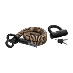 Tex-Lock Eyelet 2.0 Mini-Bügelschloss Aus Textilseil - Gr. S, Gold-Schwarz