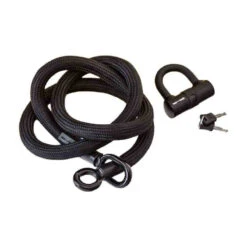 Tex-Lock Eyelet 2.0 Mini-Bügelschloss Aus Textilseil - Gr. L, Schwarz