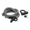 Tex-Lock Eyelet 2.0 Mini-Bügelschloss Aus Textilseil - Gr. L, Grau-Schwarz
