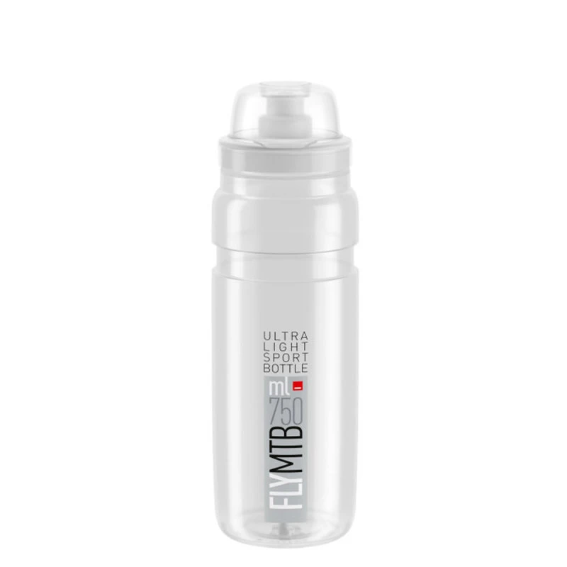 Elite Trinkflasche Fly MTB 750 Ml Transparent-Grau
