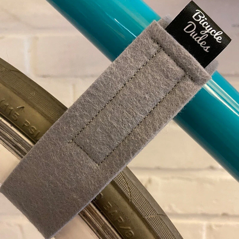 Bicycledudes Barni Reifen-Fixierung Aus Filz Für Fahrrad Wandhalterungen - Hellgrau - Image 2