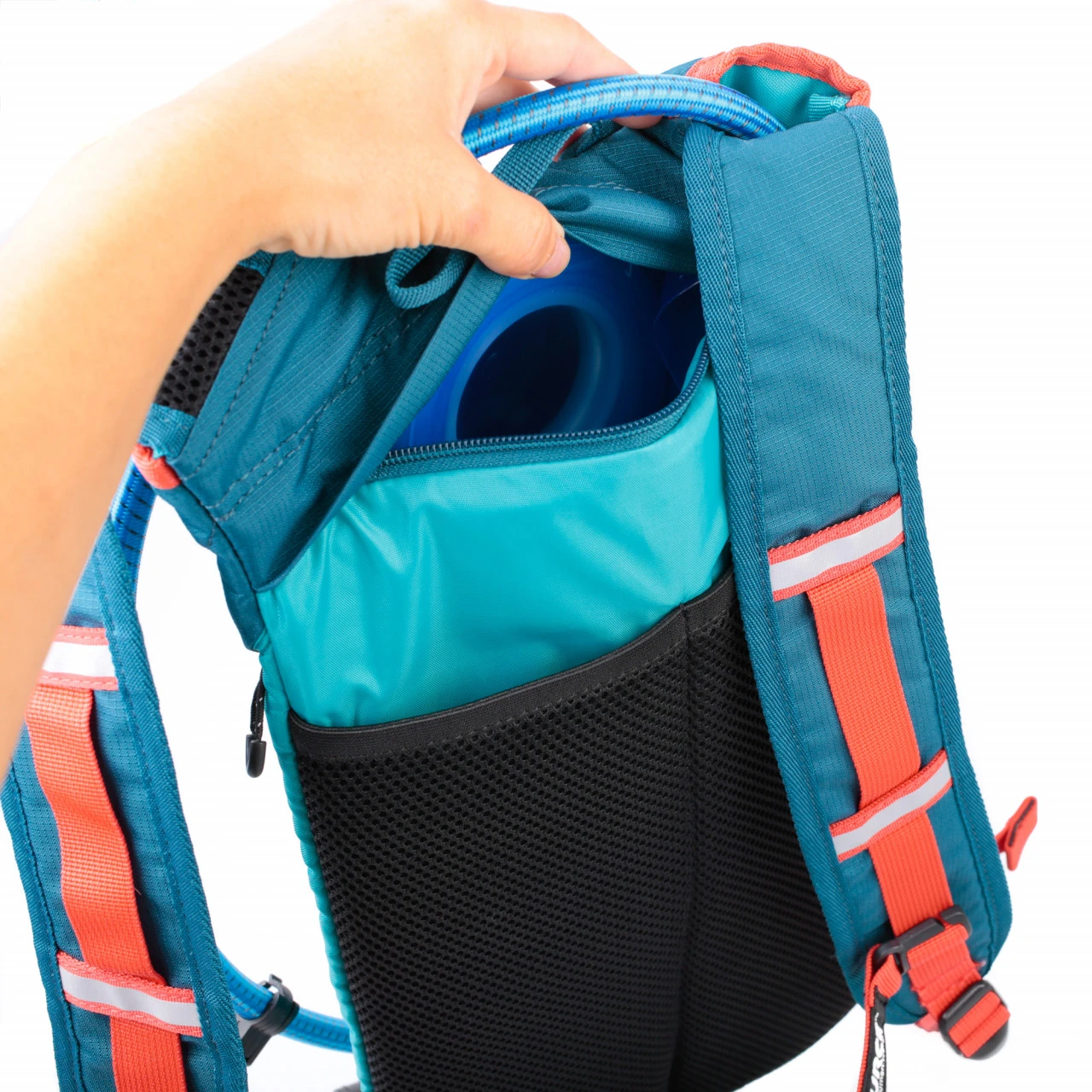 SOURCE Durabag Pro 3L Coral Blue Trinkrucksack - 3 L Trinksystem, Blau - Image 3
