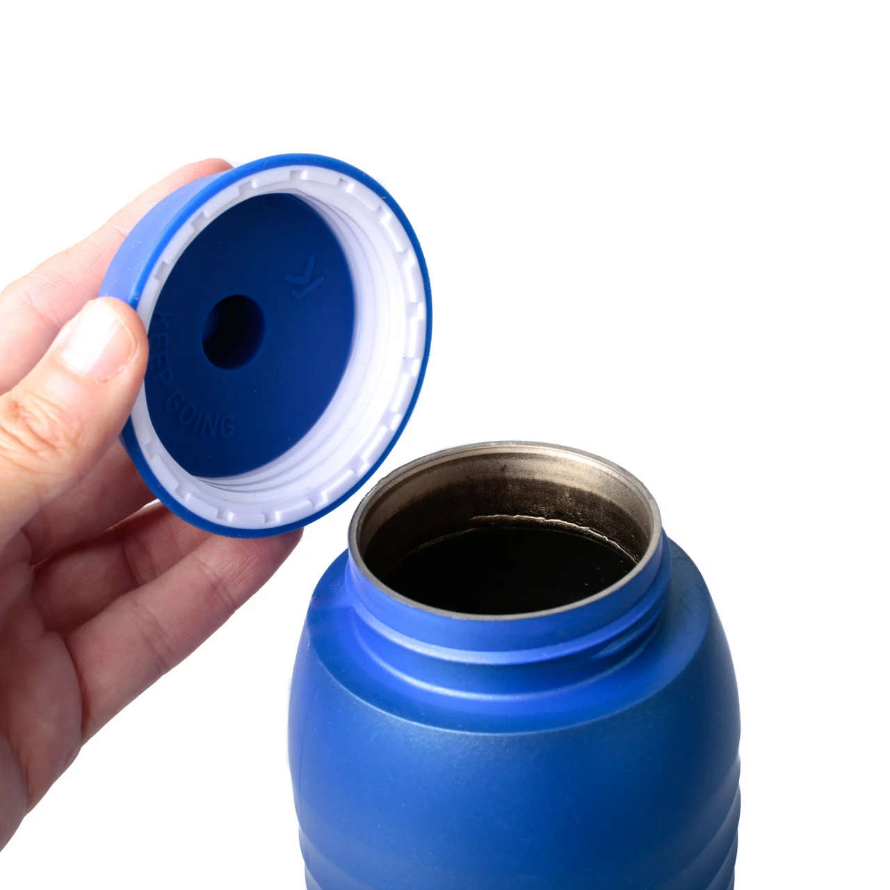 Keego Trinkflasche 750 Ml Electric Blue - Sportflasche Mit Innenbeschichtung Aus Titan (Version 4) - Image 2