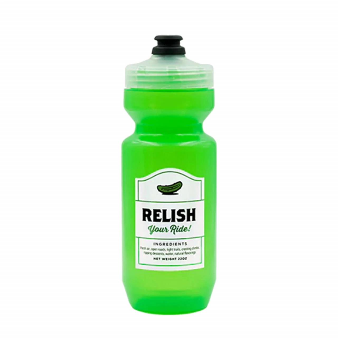 Spurcycle Relish Your Ride Wasserflasche 650 Ml - Grün