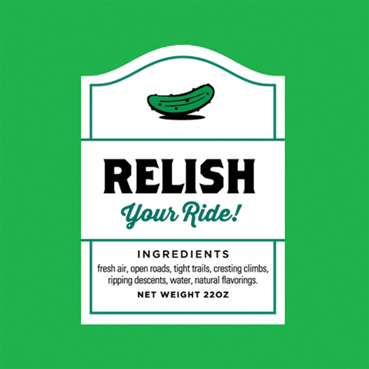 Spurcycle Relish Your Ride Wasserflasche 650 Ml - Grün - Image 2