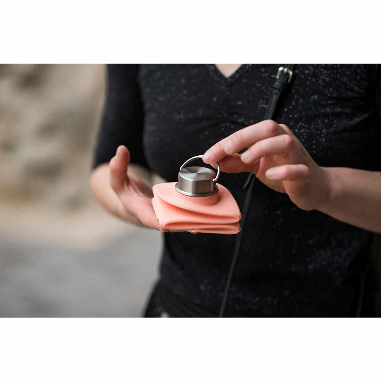 DiFOLD Origami Bottle - Faltbare Trinkflasche 750 Ml - Pink Win (Rosa) - Image 4