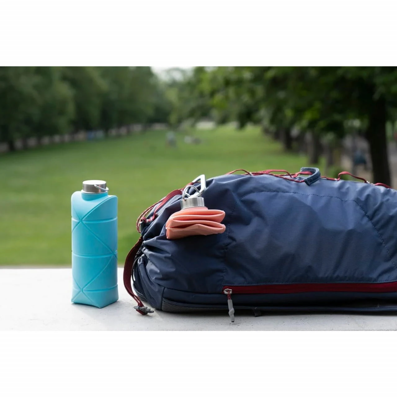 DiFOLD Origami Bottle - Faltbare Trinkflasche 750 Ml - Pink Win (Rosa) - Image 5